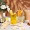8 Pcs Drink Coasters with Holder, 4 Colors Absorbent Coasters for Drinks, Minimalist Cotton Woven Coaster Set for Home Decor Tabletop Protection Suitable for Kinds of Cups, 4.3 Inches.(NO.2)